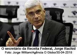 O secretrio da Receita Federal, Jorge Rachid - Jorge William/Agncia O Globo/30-04-2018