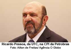O Globo - 01/11/2015 - Ricardo Pessoa, da UTC, na CPI da Petrobras - Ailton de Freitas/ Agncia O Globo
