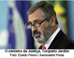 O ministro da Justia, Torquato Jardim - Foto: Eraldo Peres / Associated Press