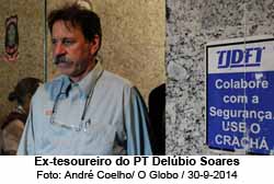 Delbio Soares, ex-tesoureiro do PT - Foto: Andr Coelho / O Globo / 30.09.2014