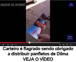 O Globo - 03/10/14 - Correios: carteiro distribui panfletos de Dilma