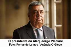 O presidente da Alerj, Jorge Picciani - Fernando Lemos / Agncia O Globo