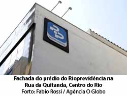 Fachada do prdio do Rioprevidncia na Rua da Quitanda, Centro do Rio - Fabio Rossi / Agncia O Globo