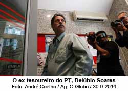 O ex-tesoureiro do PT Delbio Soares - Foto: Andr Coelho / O Globo