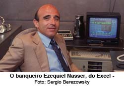 O Globo - 12/03/2015 - O banqueiro Ezequiel Nasser, do Excel - Foto: Sergio Berezowsky