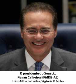Presidente do Senado, Renan Calheiros (PMDB-AL) - Ailton de Freitas / Agncia O Globo