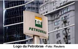 Poste emblema Petrobras   - Foto: Reuters