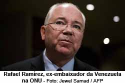 Rafael Ramrez, ex-embaixador da Venezuela na ONU - Foto: Jewel Samad / AFP