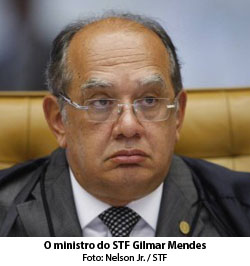 O Globo - 19/08/2015 - O ministro do STF Gilmar Mendes - Nelson Jr. / STF