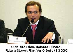 O doleiro Lcio Bolonha Funaro - Roberto Stuckert Filho / Agncia O Globo / 8-3-2006