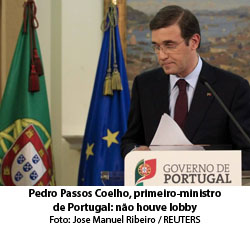 O Globo - 21.07.2015 - Pedro Passos Coelho, primeiro-ministro de Portugal: no houve lobby - JOSE MANUEL RIBEIRO / REUTERS
