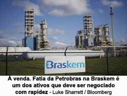  venda. Fatia da Petrobras na Braskem  um dos ativos que deve ser negociado com rapidez - Luke Sharrett / Bloomberg