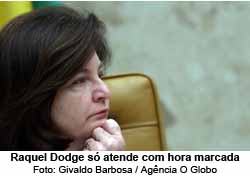 Raquel Dodge s atende com hora marcada - Foto: Givaldo Barbosa / Agncia O Globo