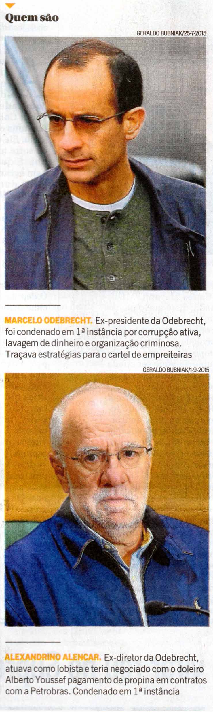 Odebrecht: Quem so executivos delatores - Agncia O Globo