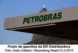 Posto da BR Distribuidora - Foto Dado Galdiere / Bloomberg / 12.02.2015