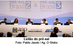 Leilo do pr-sal - Pablo Jacob / Agncia O Globo