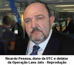 O Globo - 29/06/2015 - Ricardo Pessoa, dono da UTC e delator da Operação Lava-Jato - Reprodução