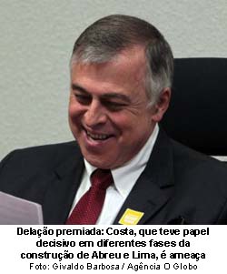 O Globo - 29/08/2014 - CPI da Petrobras: Costa  ameaa - Foto: Geraldo Magela/Ag Senado