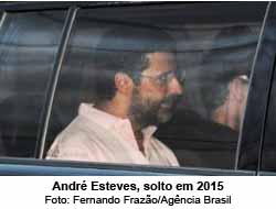 Andr Esteves, solto em 2015 - Foto: Fernando Frazo / Agncia Brasil
