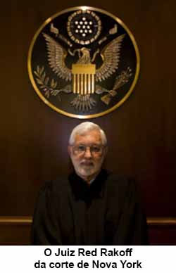 O Juiz Red Rakoff da corte de Nova York