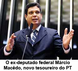 Folha de So Paulo - 20/04/15 - Mrcio Macdo, novo tesoureiro do PT