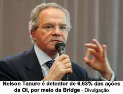 Nelson Tanure  detentor de 6,63% das aes da Oi, por meio da Bridge - Divulgao