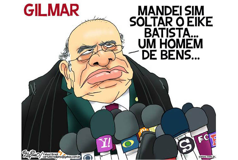Charge: Alpino - Gilmar Mendes